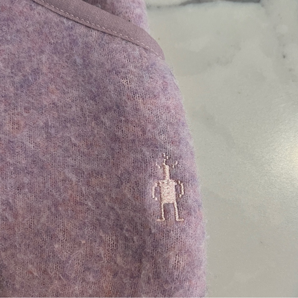 Smartwool Women’s Lavender Fleece half zip hooded Jacket - Picture 5 of 8